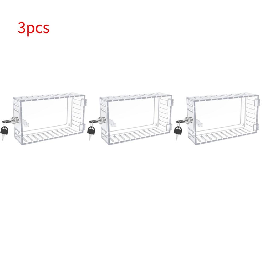 Universal Thermostat Lock Box With Key Clear Large Thermostat Cover For Thermostat On Wall Thermostat Guard Protector