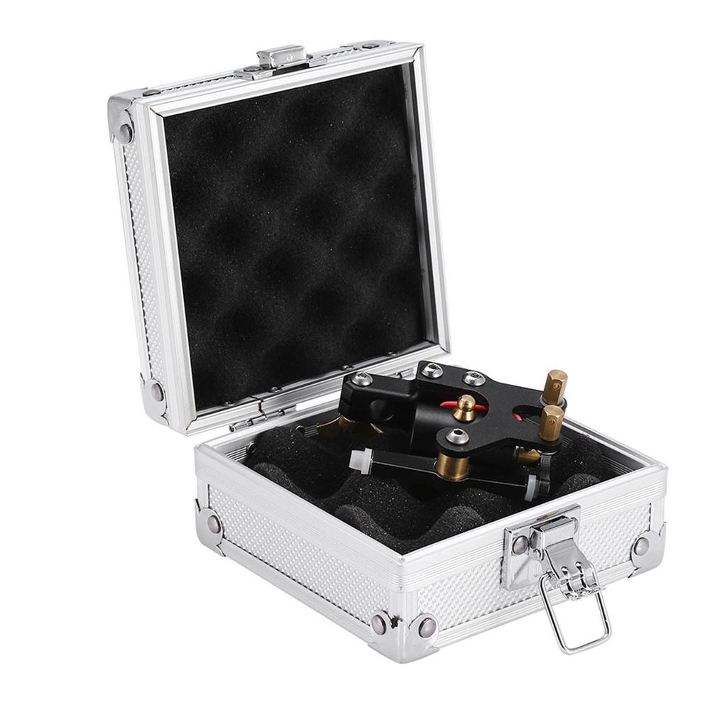 Aluminum Alloy Machine Case   Storage Box with Lock for Moving Coil Machines Electronics Silver 11X11X6Cm