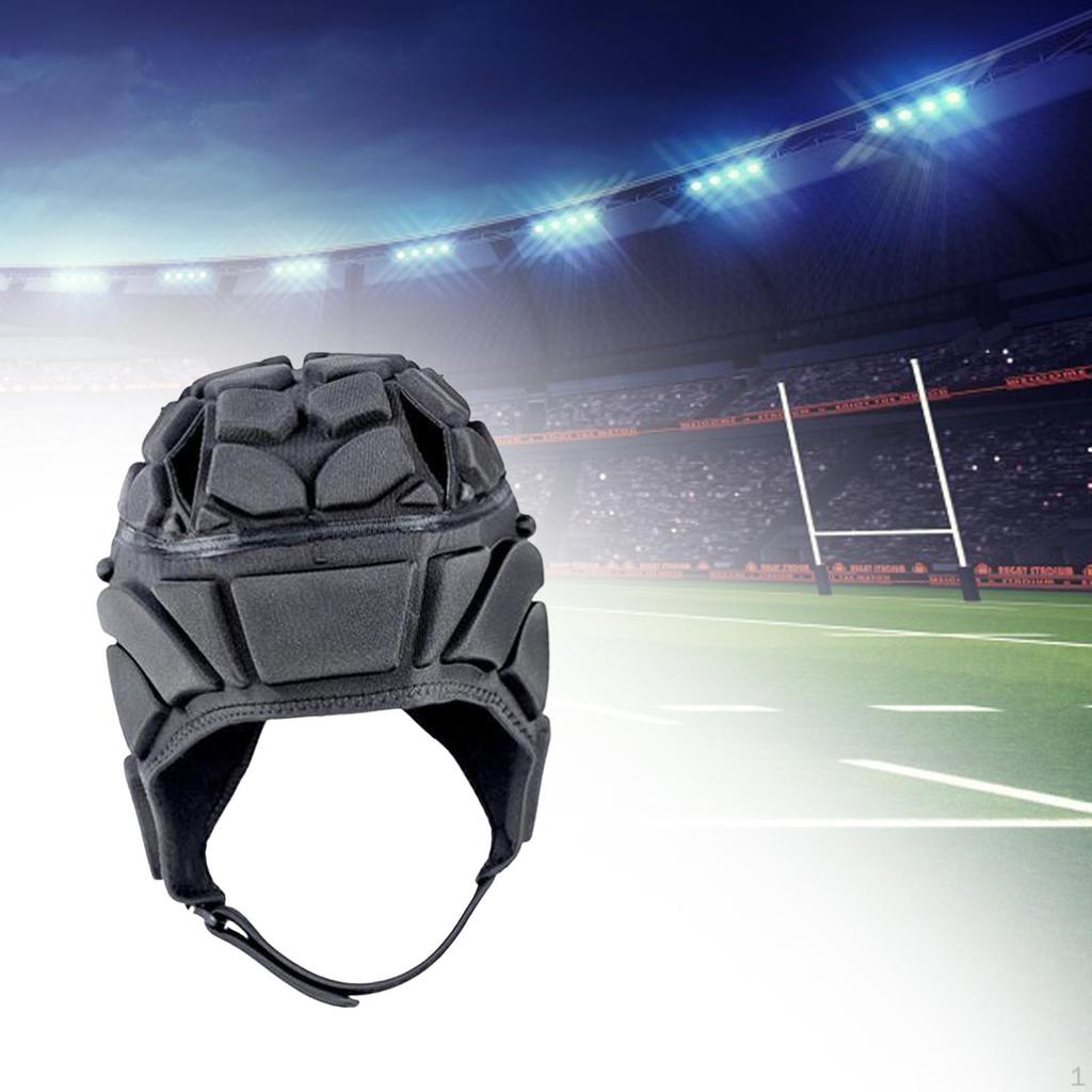 Rugbyhjelm Fotballbeskyttelse Ultralett Fotball Hodeplagg Beskyttelseshette for