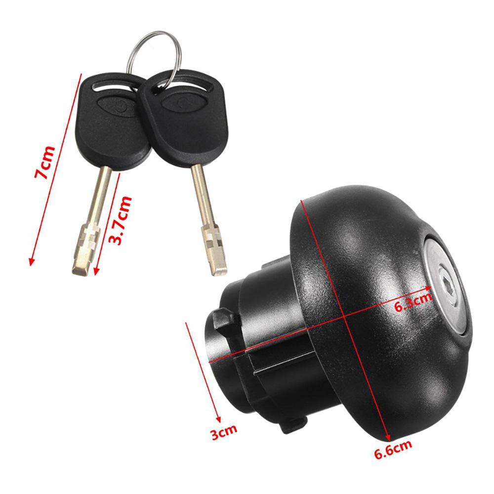 1715043 New Anti Theft Diesel Fuel Cap Lock With 2 Keys Kit For Ford Transit MK7 2006-2018 9C119K163AA Fuel Tank Caps3