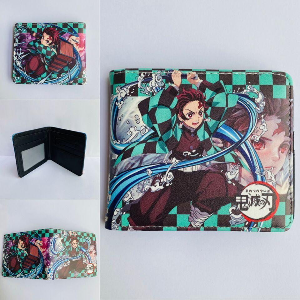 Japan cartoon comics Demon Slayer Short Wallet Cartoon Print Student Coin Purse 0022