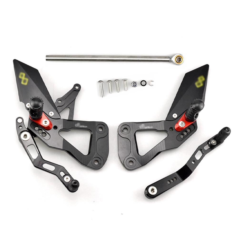 Motorcycle FOOTBOARDS For SUZUKI GSXR-1000 2017-2024 Rear Sets Heighten Pedal Adjustable Rearsets FootPegs Shift Lever Brake