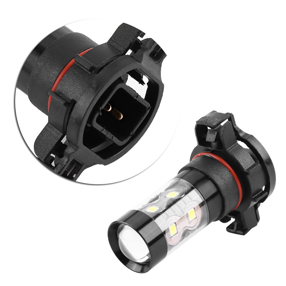 2 pcs H16 12V 24V 50W Car High Power Bright LED Fog Daytime Light Bulbs