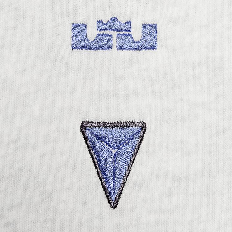 Nike Dri-Fit LeBron Series Hooded Breathable Fashion Sweatshirt Kids sweatshirt Photon-Dust Heathered-Pink Royal-Pulse HF4264025