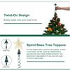 Green Christmas Tree Topper Stand Lightweight Decoration Holder Rotating Stand  Christmas Tree