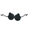 Rear Left Right Bumper Tow Hook Cover for Porsche for Cayenne 2011-2014 Black Plastic Trailer Hole Cap 95850544900 95850545000