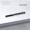 Car Decor Metal SYMMETRICAL AWD Letter Emblem 3D Sticker For Subaru Forester Leone Impreza Legacy Outback Tail Rear Trunk Decals EP1