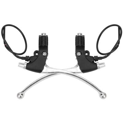 1Pair Electric Bicycle Universal Brake Lever All Aluminum Short Wire Handle Left and Right