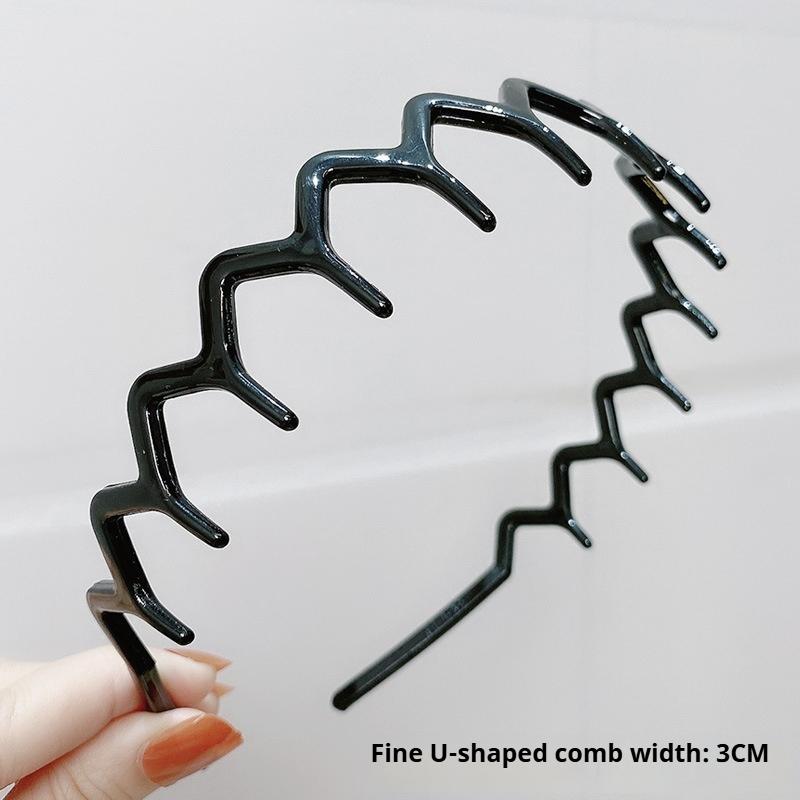 Hairband for Women, Simple and Versatile, Non-slip Hairpin with Teeth for Washing Face and Broken Hair