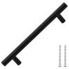 Furniture Handles 10 Pcs Black 128 Mm Stainless Steel
