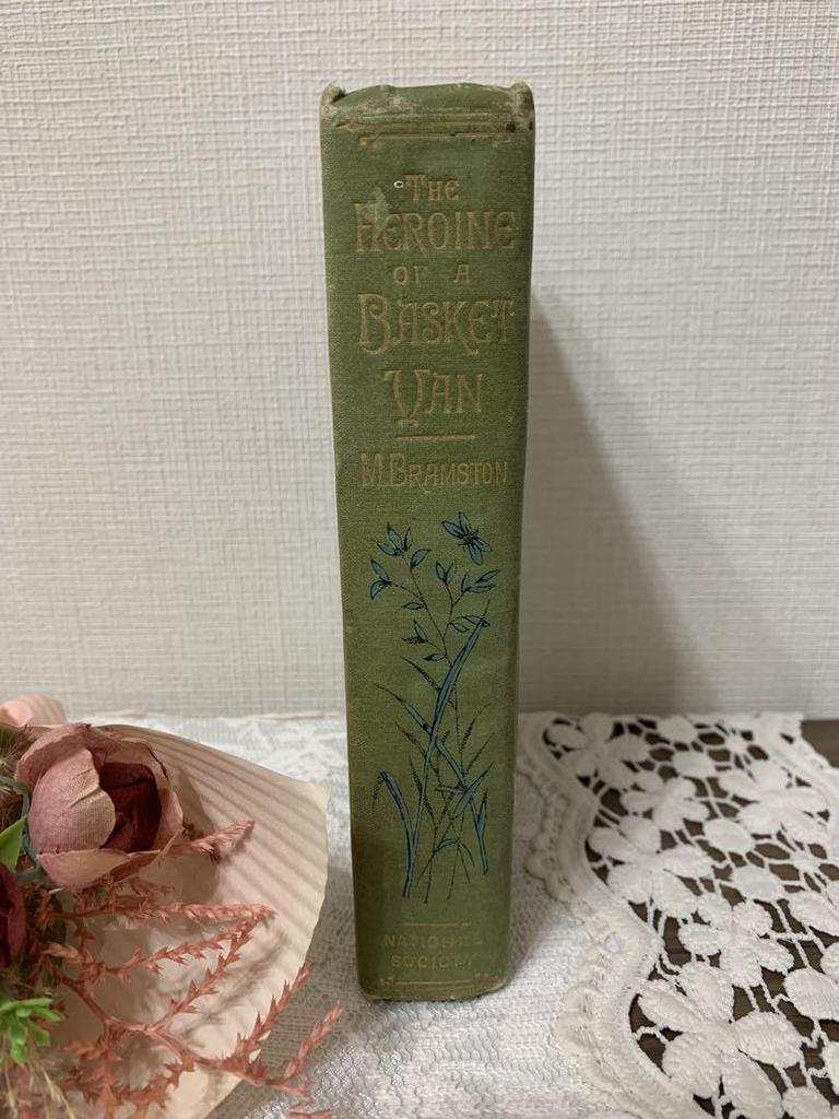 [USED] Antique British book "The Heroine of a Basket Van