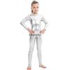 Copii Strălucitor Metalic O Bucată Mânecă Lungă Corp Întreg Gimnastică Balet Dans Leotard Salopetă Fete Elastic Unitard Îmbrăcăminte de Dans