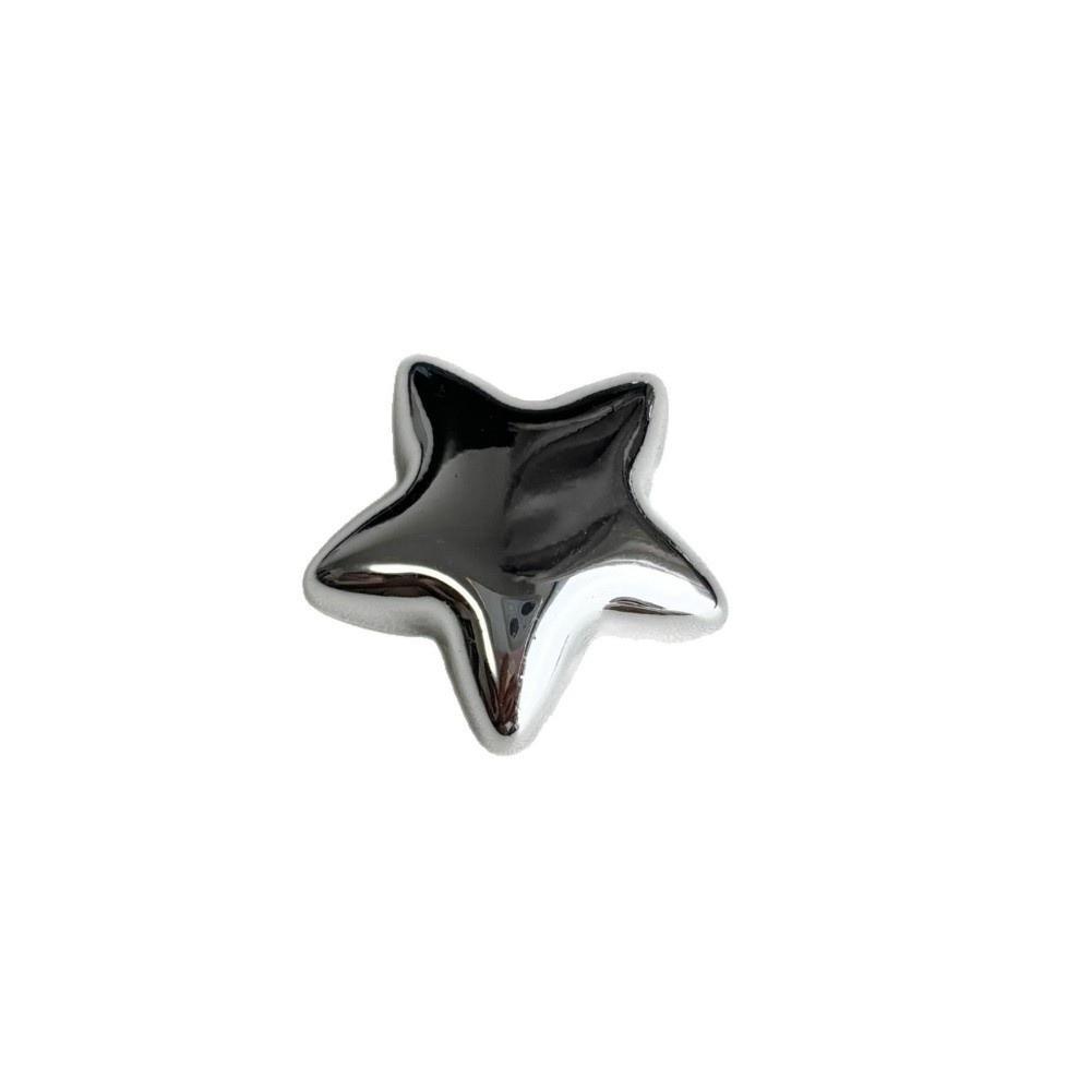 5/10 Pcs Strong Magnet Fridge Magnet Silver Stars Refrigerator Decals  Door Mounting