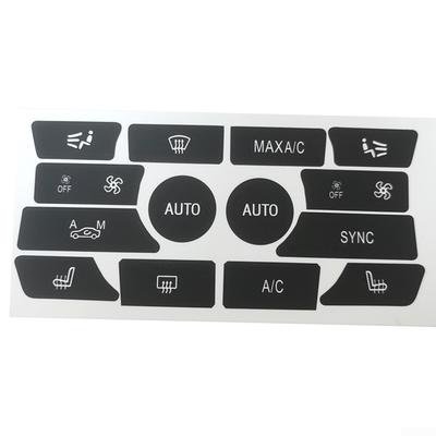 Luftkonditioneringsknapp klistermärke Monteringsbil helt ny