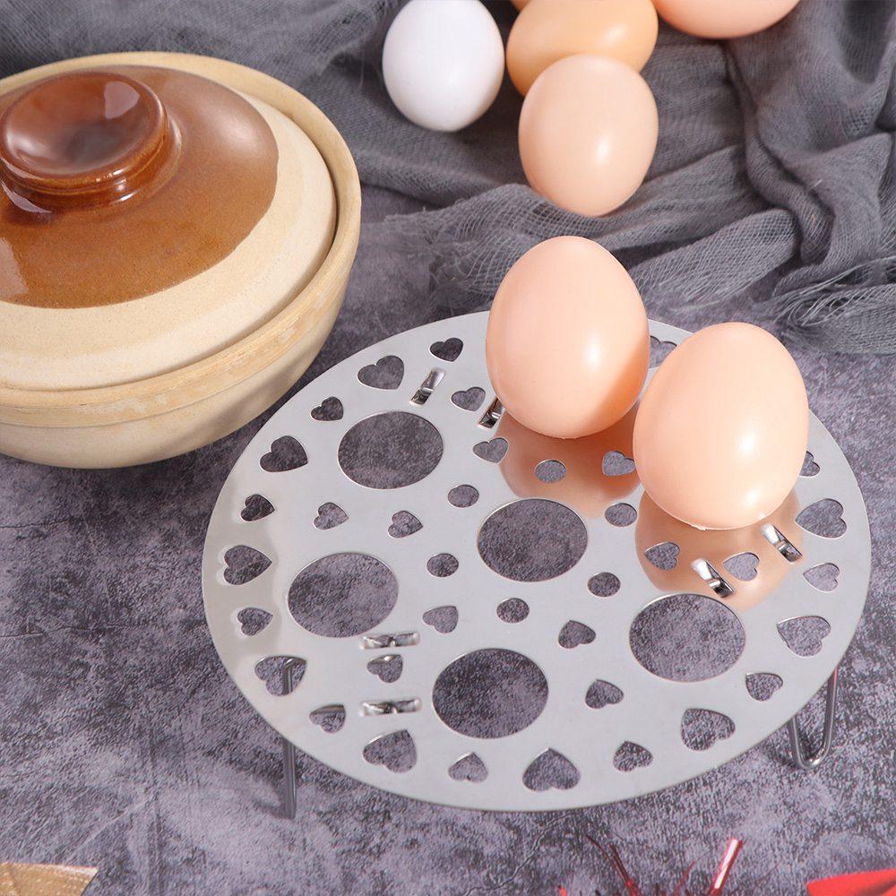 

Stainless Steel Steamer Basket Folding Egg Steamer Steamed Egg Rack Dumplings 17.5cm