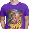 Golden Axe Streets Of Rage T-Shirt für Herren Reines Baumwoll-Vintage-T-Shirt Retro Axel Blaze Kampfspiel-T-Shirts