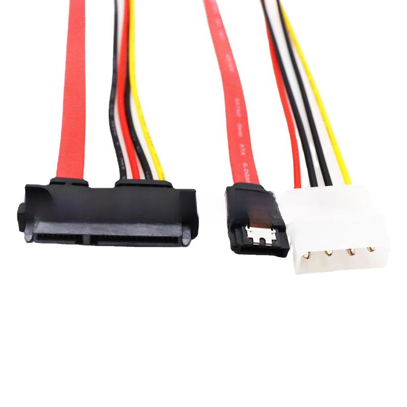 1 Stück Sata7+15P zu 7+4Pin Konverterkabel Ide Sata3.0 Kabelteiler für Festplatte Optisches Laufwerk Datenkabel Stromkabel