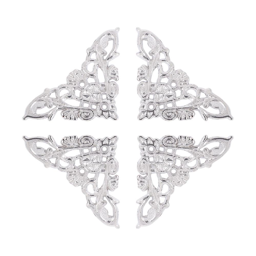 Decor Feet Leg Jewelry Box Decorative Protector Scrapbook Album Furniture Hardware Corner Brackets