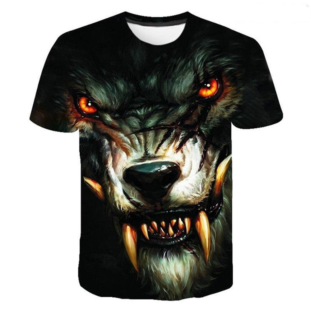 3D T Shirt Wolf New Summer Men Ladies Kids Casual Short Sleeves Fashion Print T Shirt Tops Boys Girls Kids Cool T Shirts