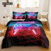Game Duvet Cover Set Game Contoller Comforter Cover for Kids Boys Teens Player Game Double Queen King Size Polyester Bedding Set