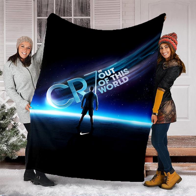 Cristiano Ronaldo Printed Throw Blanket—lightweight,soft,warm;versatile Blanket for All Seasons—perfect As &air-conditioning Throw,nap Blanket