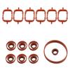 20PCS Car Rubber Intake Inlet Manifold Seal Gasket Repair Kit For BMW E87 E46 E90 E91 E92 E93 E39 E60 M57 11617790198