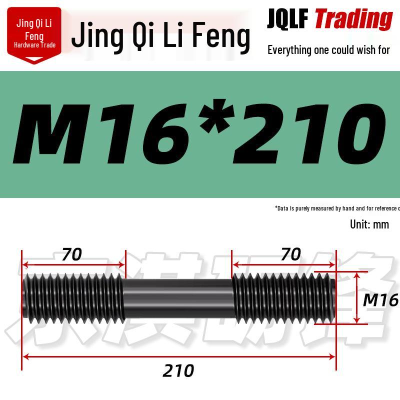 High-Strength Double-Ended Stud Bolt M12-M18 | Grade 8.8 Mold & Press Screw Rod