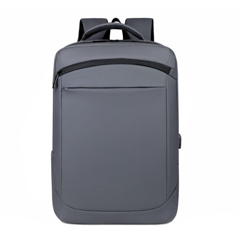 Business Backpack Versatile Men's Water-resistant Computer Backpack Men's Leather Film Large Capacity Student Schoolbag