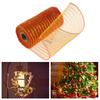 1 Roll 15*910cm Decorative Mesh Eco-friendly High Toughness Net Yarn Christmas Poly Mesh Ribbon Metallic Strips Decor For Home