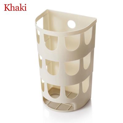 Raft multifuncțional pentru articole diverse Saci de gunoi Pungi de plastic Container Organizator pentru vesela Montat pe perete