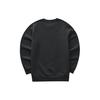 Skechers S-Color Solid Color Round Neck Pullover Knitted Sweatshirt Unisex sweatshirt Carbon-Black L323U181-0018