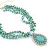 Retro Turquoise Necklace, Beaded Jewelry Wholesale Natural Gravel Necklace