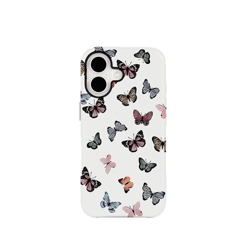 

Simple Butterfly Apple 17 Case: Magnetic, Two-in-One, Drop-Proof Design Apple 13 Pro