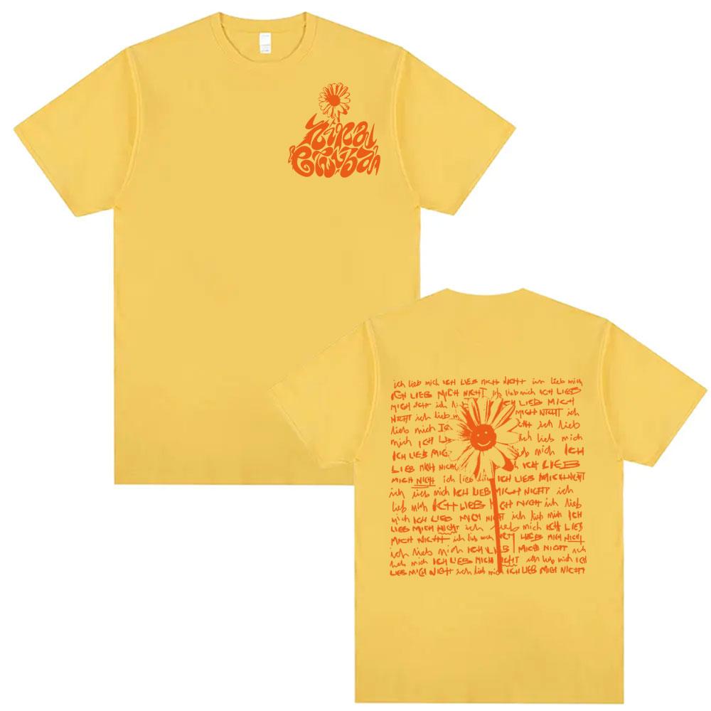 Dainininkės Nina Chuba albumo marškinėliai vyrams ir moterims Retro didelio dydžio apvalios apykaklės marškinėliai Madingi laisvalaikio 100% medvilnės marškinėliai Streetwear