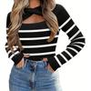 Asymmetrical Hollow Twist Knit Sweater