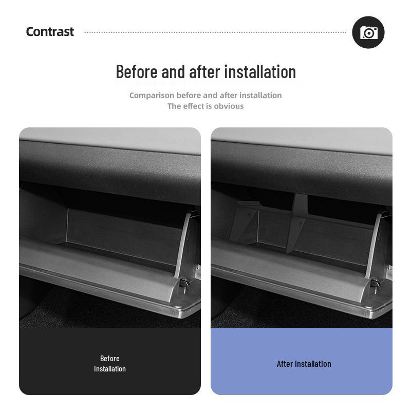 RAV4 Rongfang Wildlander Glove Box Divider: Passenger Side Storage Accessory for 26 Models.