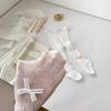 Girls Summer Lightweight Mesh Tights with Cute Bow for Princess
