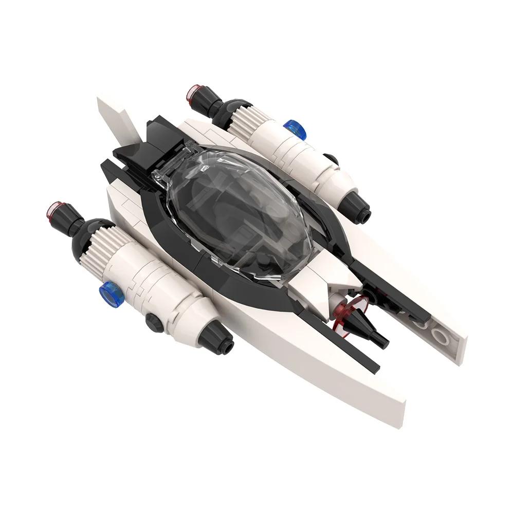 Gobricks MOC MOC-203826 Persönlicher Weltraumtransport Steine Modell Weltraumfilm Raumschiff Bausteine Lernspielzeug Geschenk