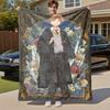 1pc wizard robe owl mouse Outdoor Flannel Throw Blanket All Season Soft Warmth,Home Decor 1031246