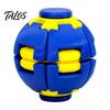 Kids Stress Relief Toy 1/2Pcs 3D Printed Press Rotating Ball, Fidget Spinner for Adults, Quiet Spinning Ball Toy, Decompression Gadget Durable