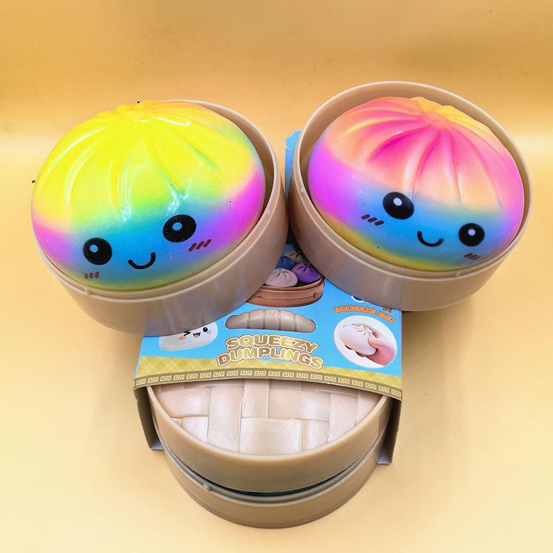 

Squishy Baozi Stress Reliever – Ultra-Soft, Slow-Rebound Steamed Bun Squeeze Toy! Adorable Cartoon Dumpling for Anxiety Relief & Fidget Fun 8.5cm