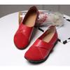 Women's Shoes Casual Shoes Women's Singles Mom's Shoes Low Cut Comfortable Velcro Loafers Bean Shoes