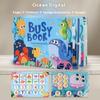 1 Set Yeni Yürüyen Çocuklar Eşleştirme Bulmacaları Oyunu Montessori Meşgul Kitap Çıkartma Sessiz Kitap Çocuklar İçin Erken Eğitici Öğrenme Oyuncakları Hediyeler