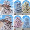 Ear Flap Sun Hat Hat UV Protection Women Cepures Elpojošas makšķerēšanas cepures Women
