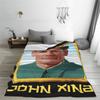 Bing Chilling John Xina Flannel Blanket Quality Soft Warm Singer Bedding Throws Spring Camping Couch Chair Print Bedspread