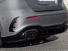 Black Rear Bumper Side Canards For 19-22 Benz W177 A160 - A250 A35 AMG Hatchback