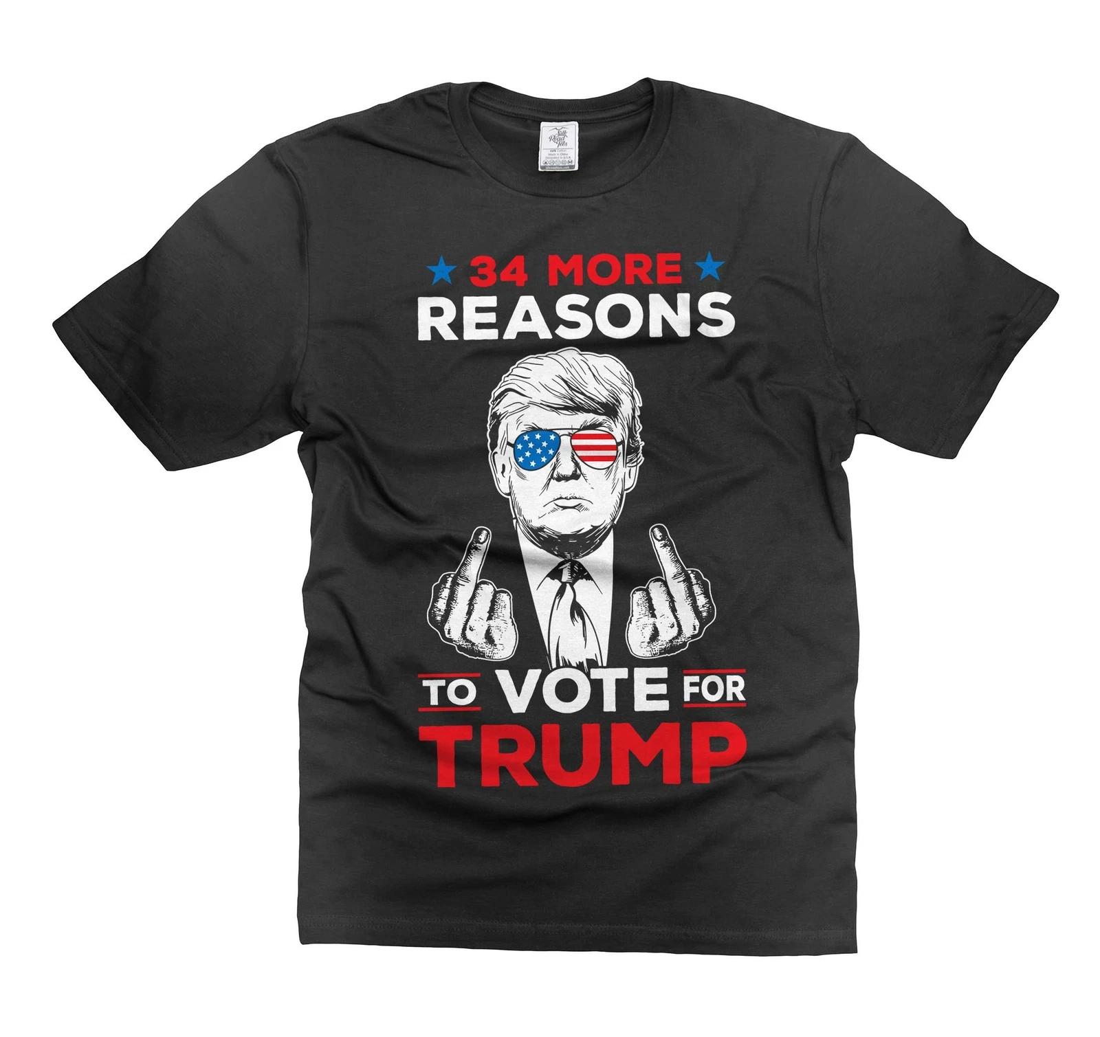 

34 more reason to vote for trump shirt donald trump support shirt election tee 3XL