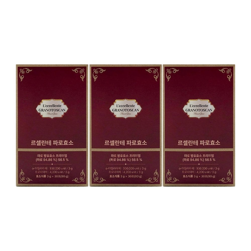 

L ECEELLENTE Grain On L ECEELLENTE Paroenzyme 3g x 30 packs x 3 boxes /An