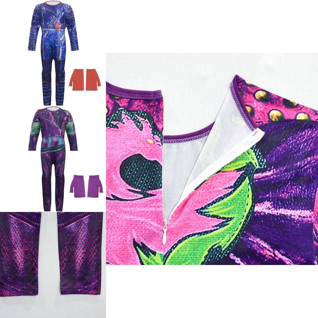 Descendants 3 Mal And Audrey Cosplay Costume For Kids Perfect For Halloween Parties
