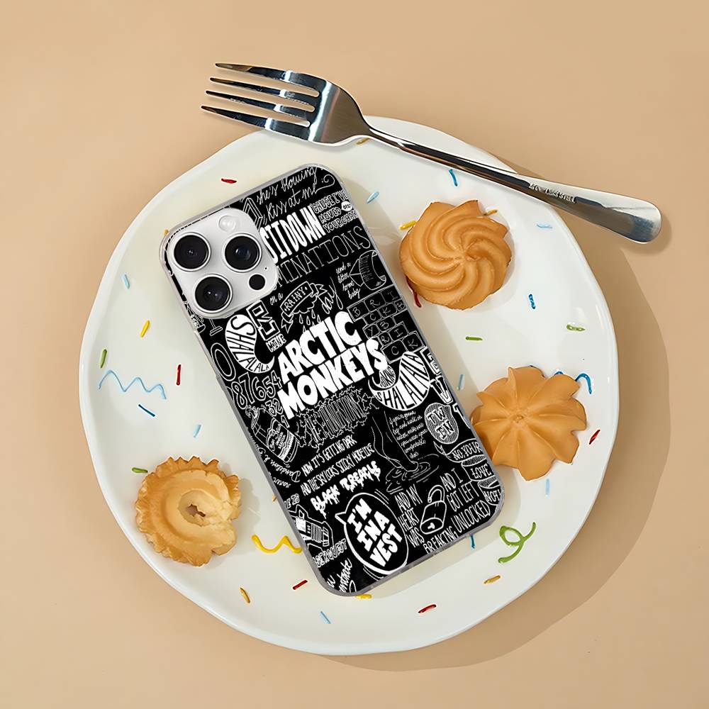 Phone Case A-Arctic Monkeys Band For iPhone 17 16e 16 15 14 13 12 11 Mini Air Pro Max X XR 7 8 Plus Transparent Soft Back Cover